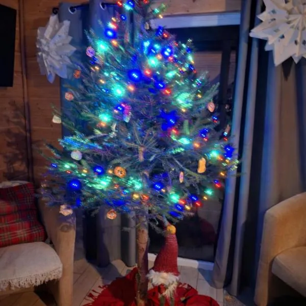 Górskie kaszuby ,Święta w sielskim klimacie ,domek na Kaszubach-do 10 osob,sauna ,balia,kominek, hotel v destinaci Sikorzyno