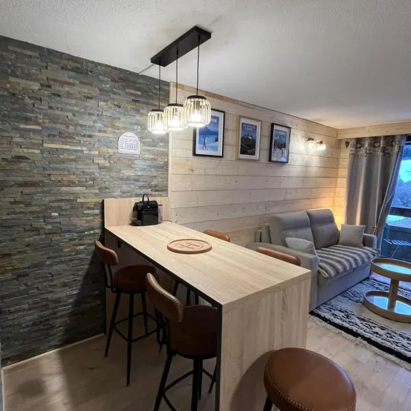 LE CORBIER Vue pistes Studio 5 personnes entièrement rénové et labellisé Qualité Hébergement Sybelles, hotell sihtkohas Le Corbier