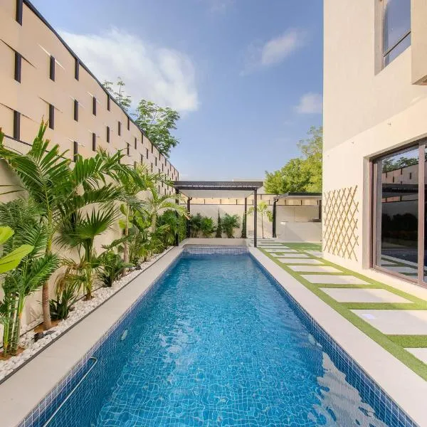 3BR Private Pool Villa in Sharjah - Bali Inspired - BBQ Pit - 3WC โรงแรมในชาร์จาห์