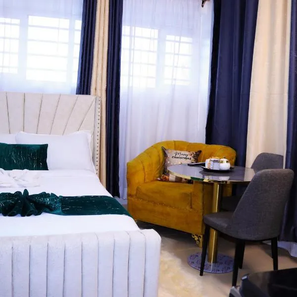 Luxe Cozy Studio w Roof Top View, 5G WiFi, Netflix, Hotel in Nakuru