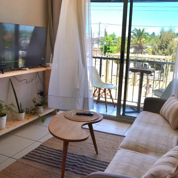 Depto con balcon Casa Nativa Sur, hotel en Curicó