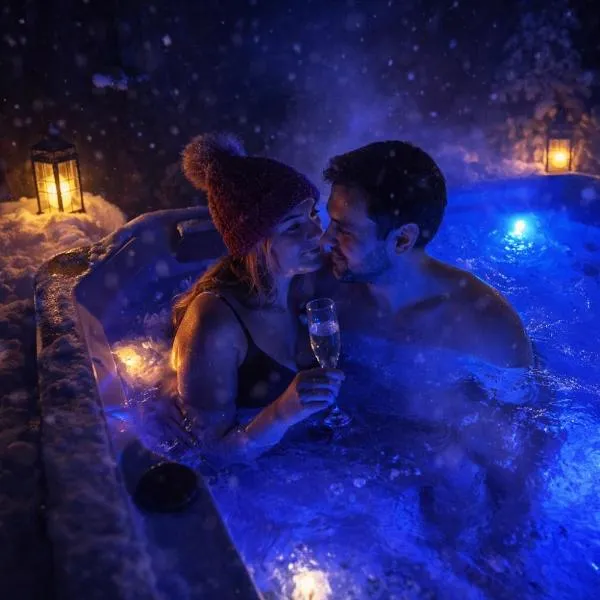 Aurora Igloo Village Ylläs Nox Suite - Hot Tub，位于易拉斯加威的酒店