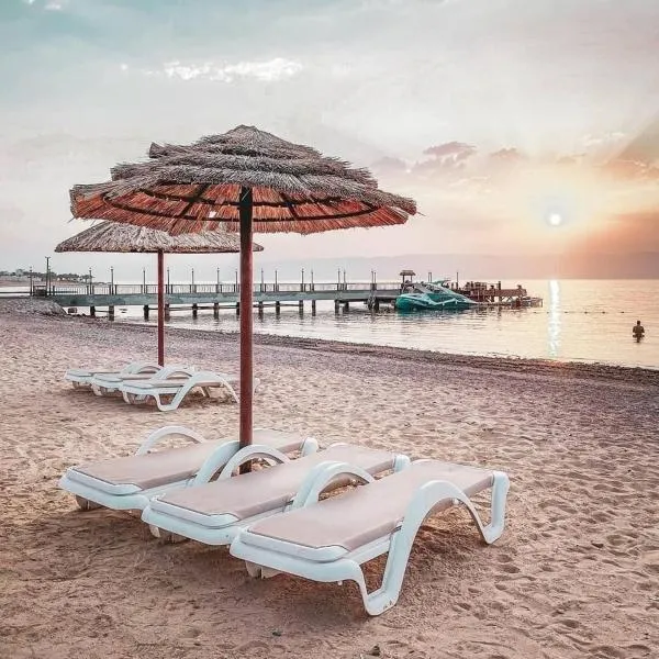 Aqaba में, होटल One-bedroom chalet in Ayla Azur Resort families only