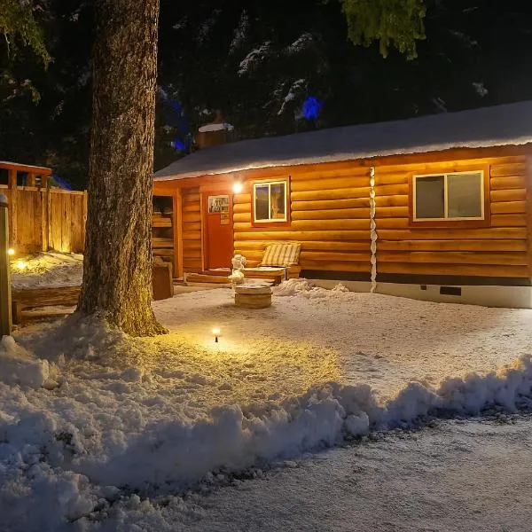 Knotty Shack- Unique Tiny Log Cabin with Hot Tub, готель у місті Ашфорд