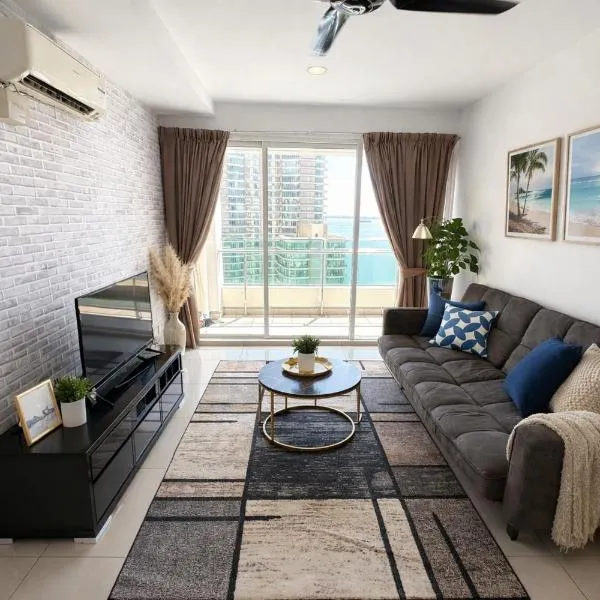 George Town High-Floor Seaview Modern Suite 2BR Condo Next to Gurney 23A، فندق في جورج تاون