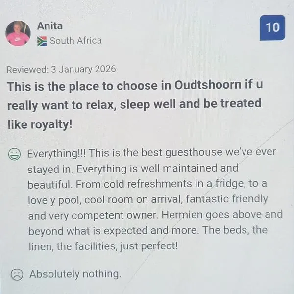 Karoo Sun Guest House, hotel em Oudtshoorn