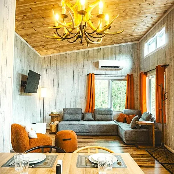 Camping Abenaki Aventure - Les Chalets, hotel en Pierreville