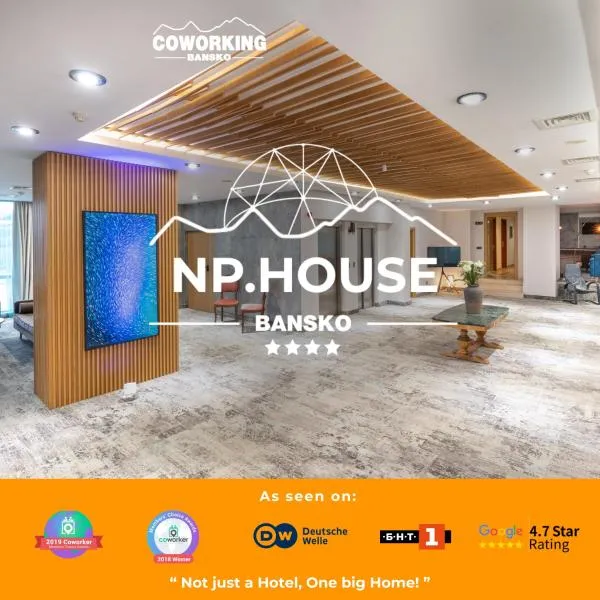 NP House- Social Hotel&Coworking by Networking Premium, Free Ski Shuttle，班斯科的飯店