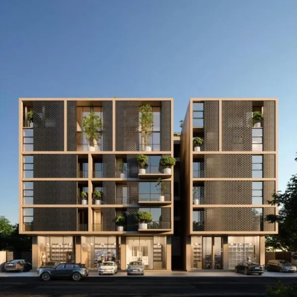 Deluxe Studio with Balcony and Pool view at The Beacon, hotel v destinaci Accra