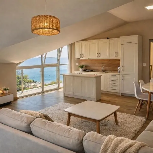 Apartaments Shengjin with sea view, хотел в Шенгин