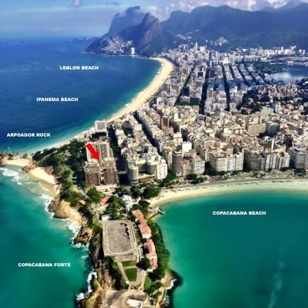 High-End Studios Between Ipanema & Copacabana - Luggage Storage, מלון בריו דה ז'ניירו
