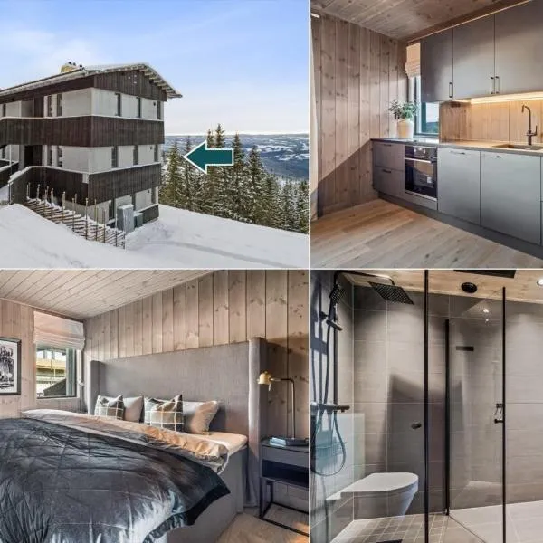 하프옐에 위치한 호텔 Hafjell Front 220D 8pers, Ski inout , Downhill Bike