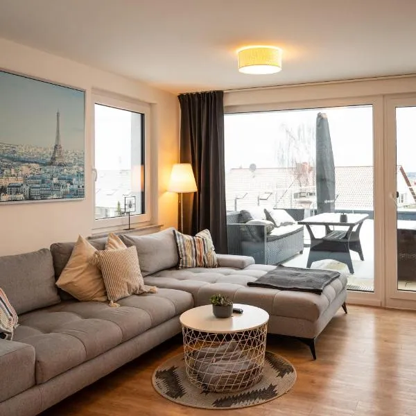 Gästehaus Stoll - 3 Schlafzimmer, nahe Flughafen & Messe, hótel í Filderstadt