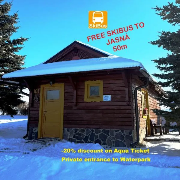 Chatky 101 a 411 Tatralandia, hotel em Liptovský Mikuláš