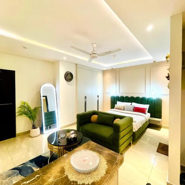 Premium Studio Apartment Zameen Aurum Gulberg โรงแรมในลาฮอร์