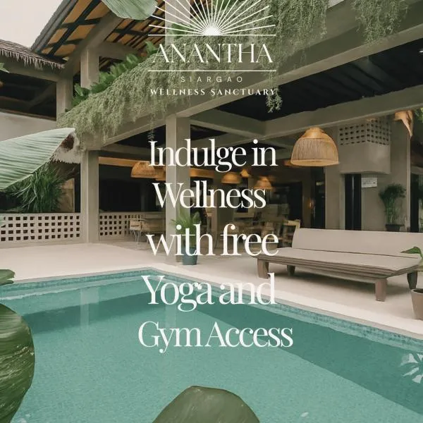 Anantha Wellness Sanctuary - Free Yoga & GYM, hôtel à General Luna