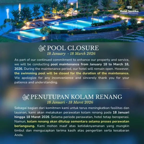 Hotel Santika Premiere Bandara Palembang、パレンバンのホテル