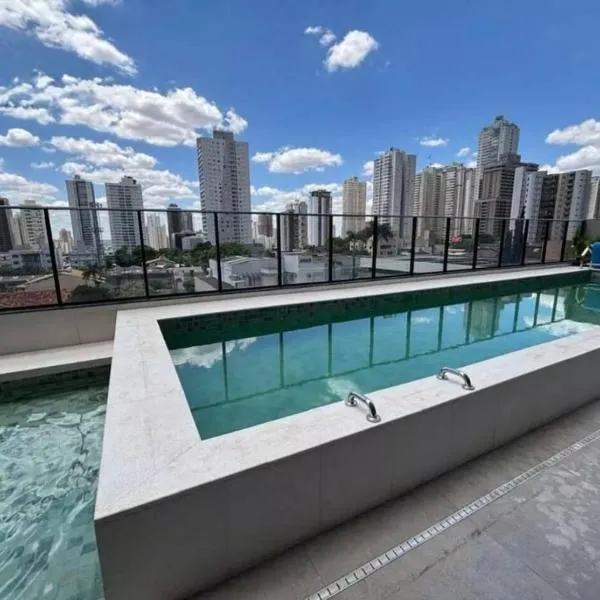 Apto Moderno 2 quartos piscina lazer no Bueno, Hotel in Goiânia