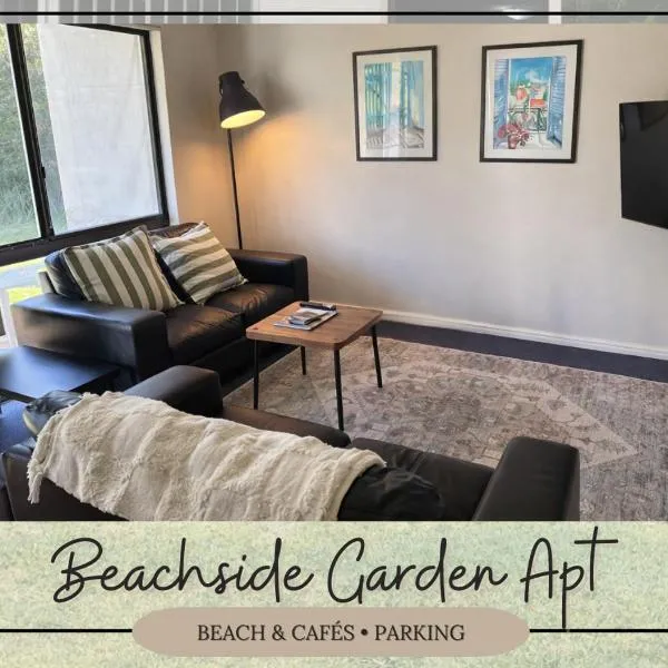 Beachside Garden Apt Beach Scarborough with Parking, hotell Perthis