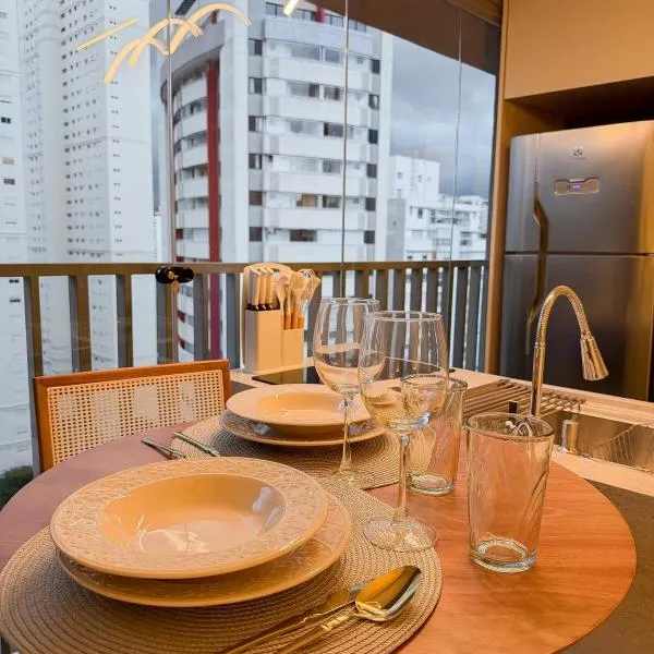 Elegant studio with swimming pool, gym and coworking, hotel u gradu Sao Paulo
