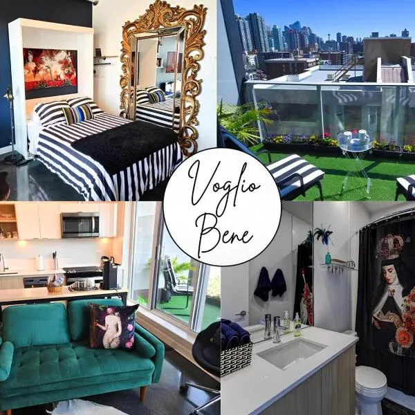 Boutique Studio City Views, Patio, Fireplace Voglio Bene, hotel en Calgary