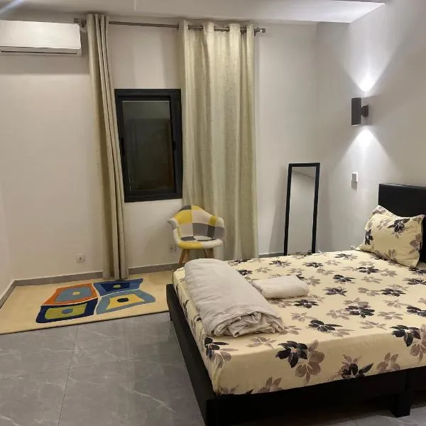 Chambre cosy à Dakar, hotel Dakarban
