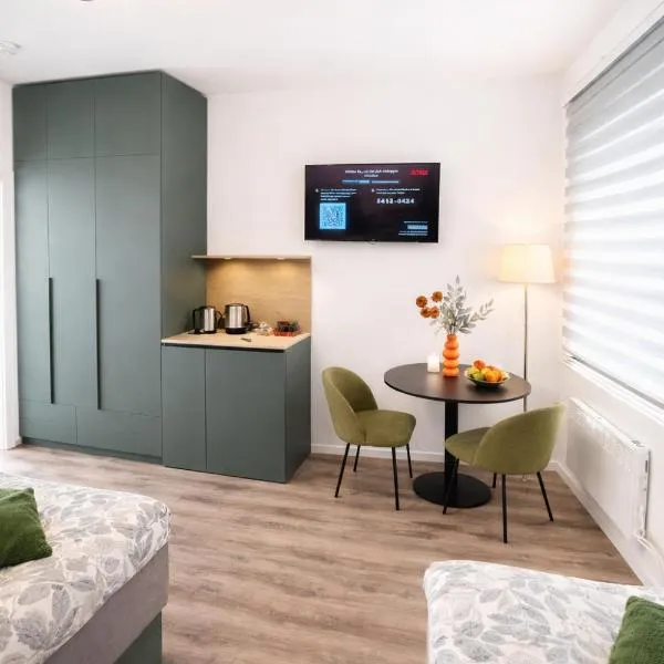 Studio-Apartment 102 free Parking Domus Kushal, מלון בויארסן