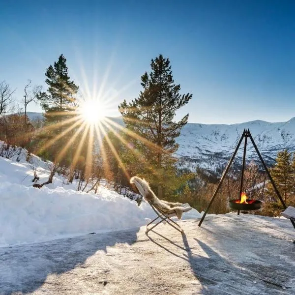보세방엔에 위치한 호텔 Panoramic View of Voss - Private Cabin & Patio