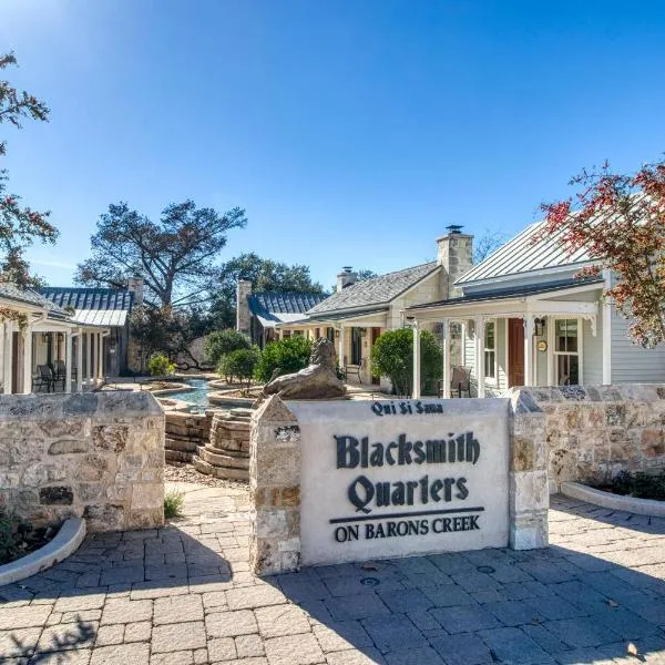 Blacksmith Quarter's on Barons Creek, hotel in Fredericksburg