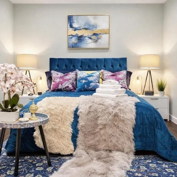 The Skyline 2 - London Heathrow Stunning Private Studio Apartment - Fully Equipped - 1st Floor No Lift – hotel w mieście Harmondsworth