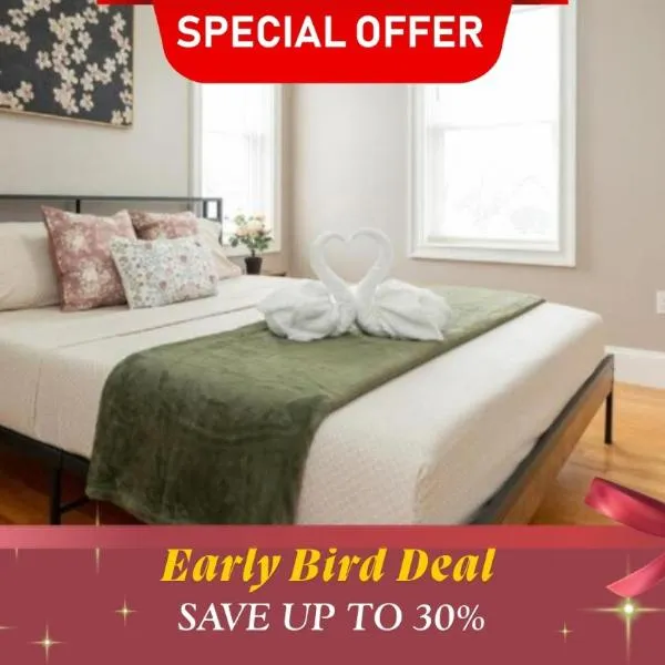 558-3 3BR Boston - Modern Nest near Franklin Park โรงแรมในบอสตัน