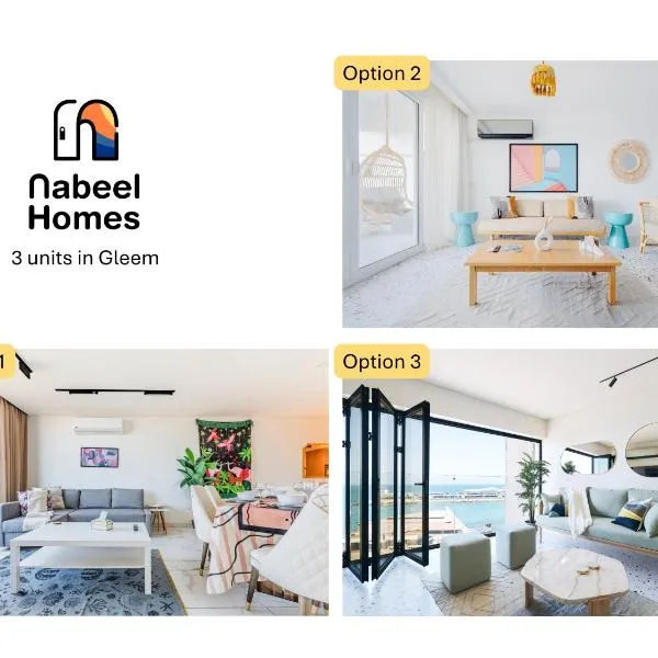 Nabeel Homes - Seaview Building - 3 Units in Gleem, hotel em Alexandria