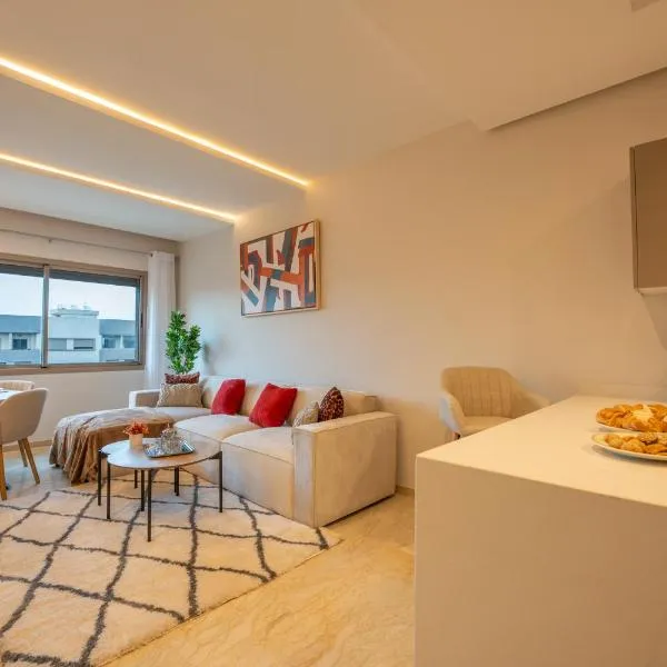 Le Rubis - Appartement pour 3 personnes - Avec Piscine - Proche aeroport Mohammed 5, hotelli kohteessa Nouaseur