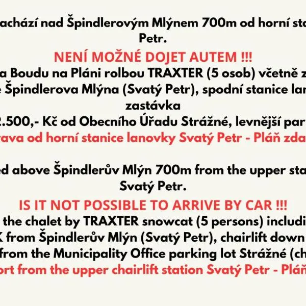 Bouda Na Pláni - horská bouda, hotel di Spindleruv Mlyn