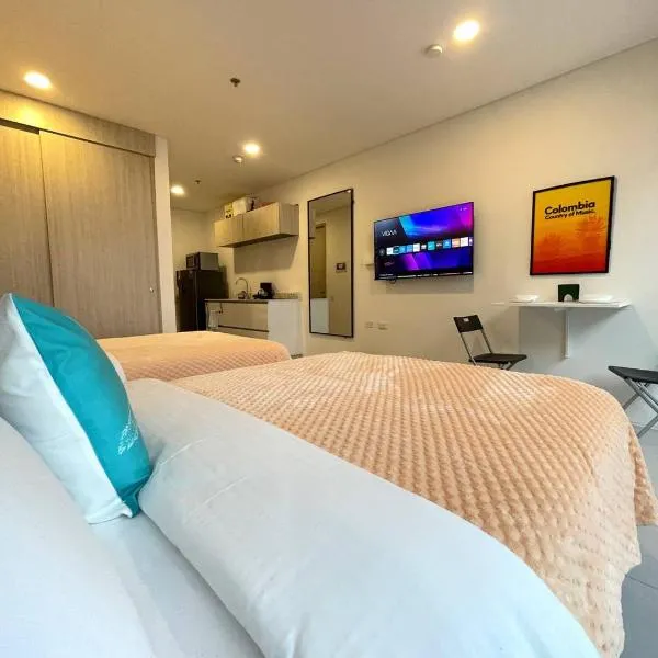 Suite Moderna a100 Metros de la Playa en Bello Horizonte, hotel in Playa Bello Horizonte