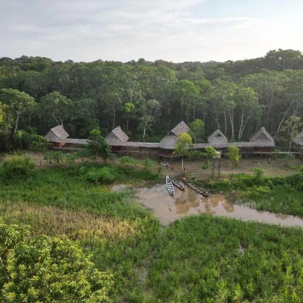 CAMUNGO jungle Lodge in indigenous community ALL INCLUSIVE, hotel em Puerto Franco