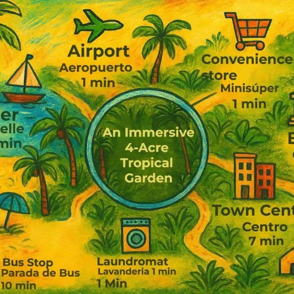 Chosa Manglar Suites & Cabins, khách sạn ở Puerto Jiménez