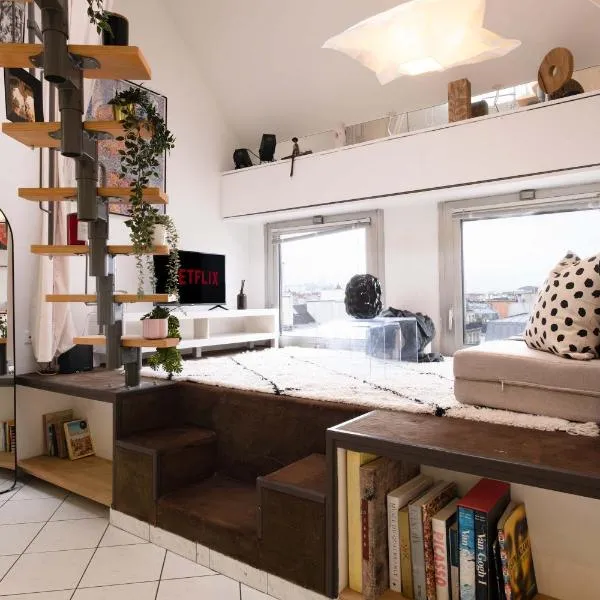 Loft Duplex Terrasse View on Paris, готель у Парижі