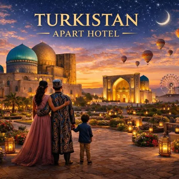 Turkistan apart Hotel ближе Караван сарая, hotel em Türkistan