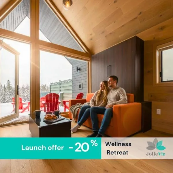Jolie Vie Wellness Retreat, Fire Tiny Home #1、グランド・フォールズのホテル