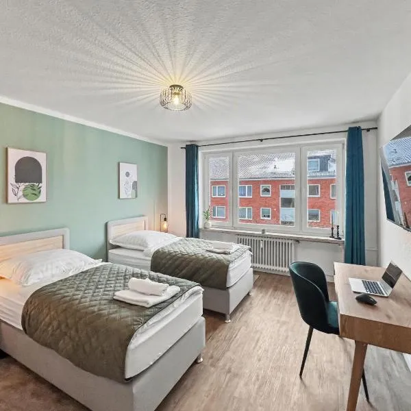 Ruhiges Komfort-Apartment bei Hamburg I 4 Zimmer & Frei Parken, Hotel in Rellingen