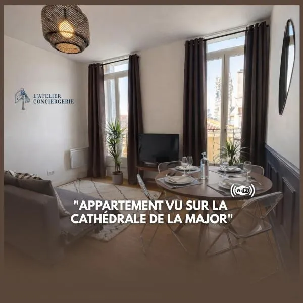 Appartement Marseille vu sur la Major โรงแรมในมาร์กเซย