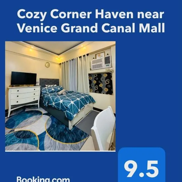 Cozy Corner Haven near Venice Grand Canal Mall, מלון במנילה