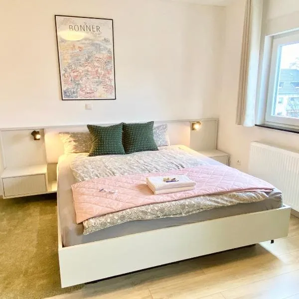 Ruhige Gästezimmer in Bonn mit Gemeinschaftsbad & Küche, khách sạn ở Bonn