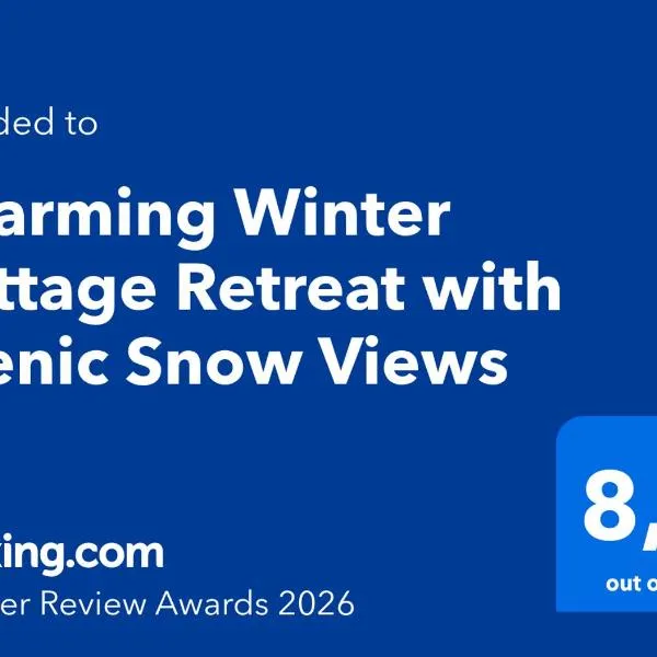 Charming Winter Cottage Retreat with Scenic Snow Views, hotel em Colborne