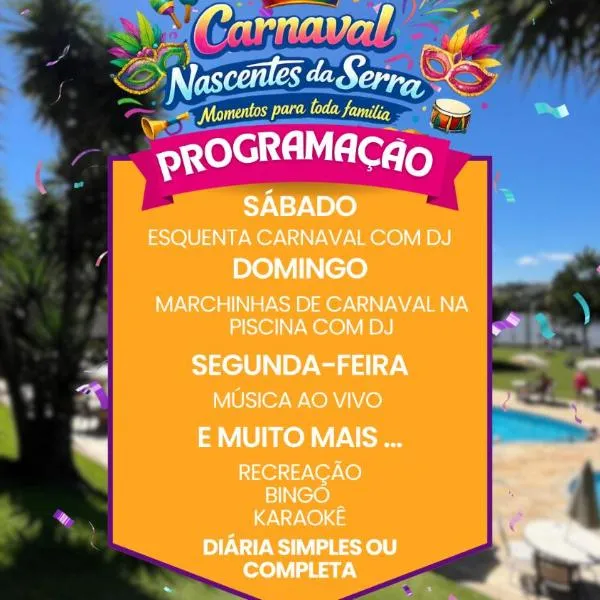 Hotel Nascentes da Serra, ξενοδοχείο σε Poços de Caldas