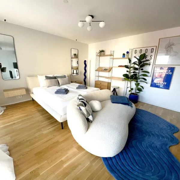 Design City Apartment I Zentrum I Garage I Dachterrasse I Waschtrockner, Hotel in Linz