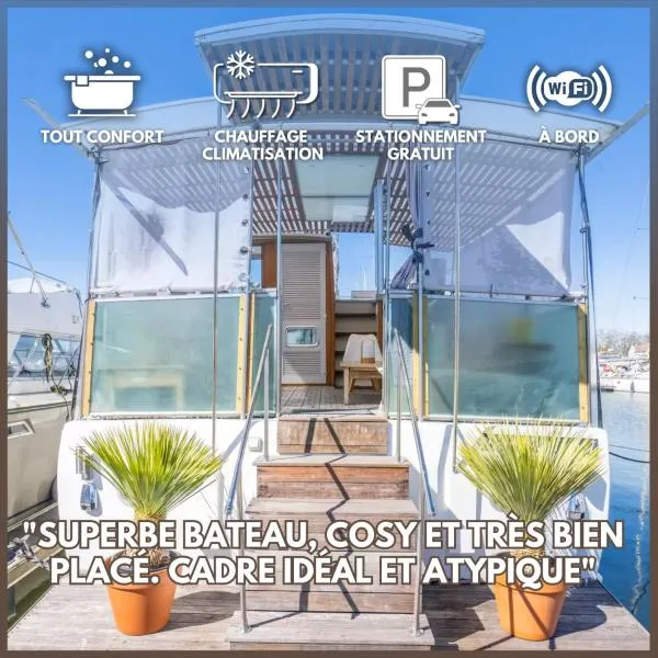 보르도에 위치한 호텔 Houseboat - Suite flottante romantique au Port de Bordeaux