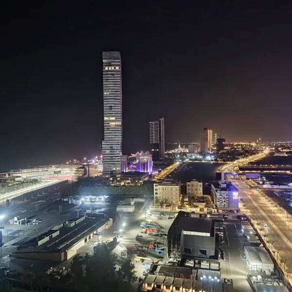Sea and Formula1 veiw شقه مطله على البحر, hotel a Jiddah