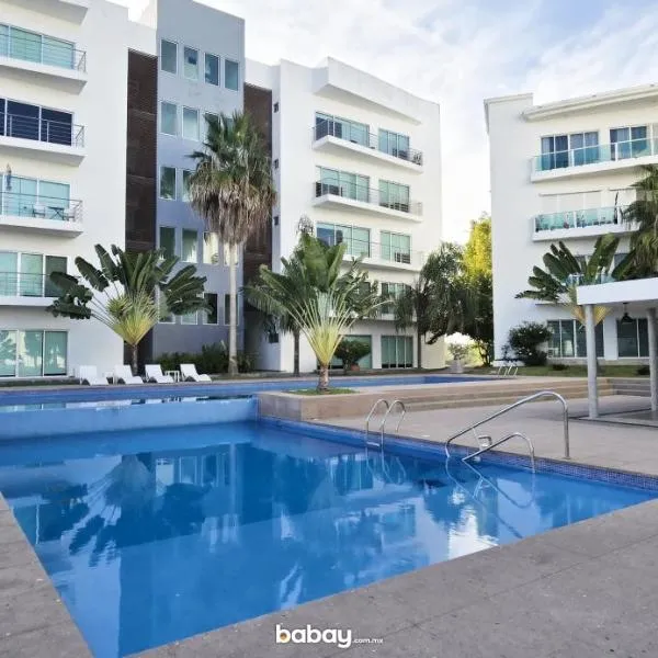 Departamento Isla Marina Mazatlán con alberca, hotel sa Mazatlán